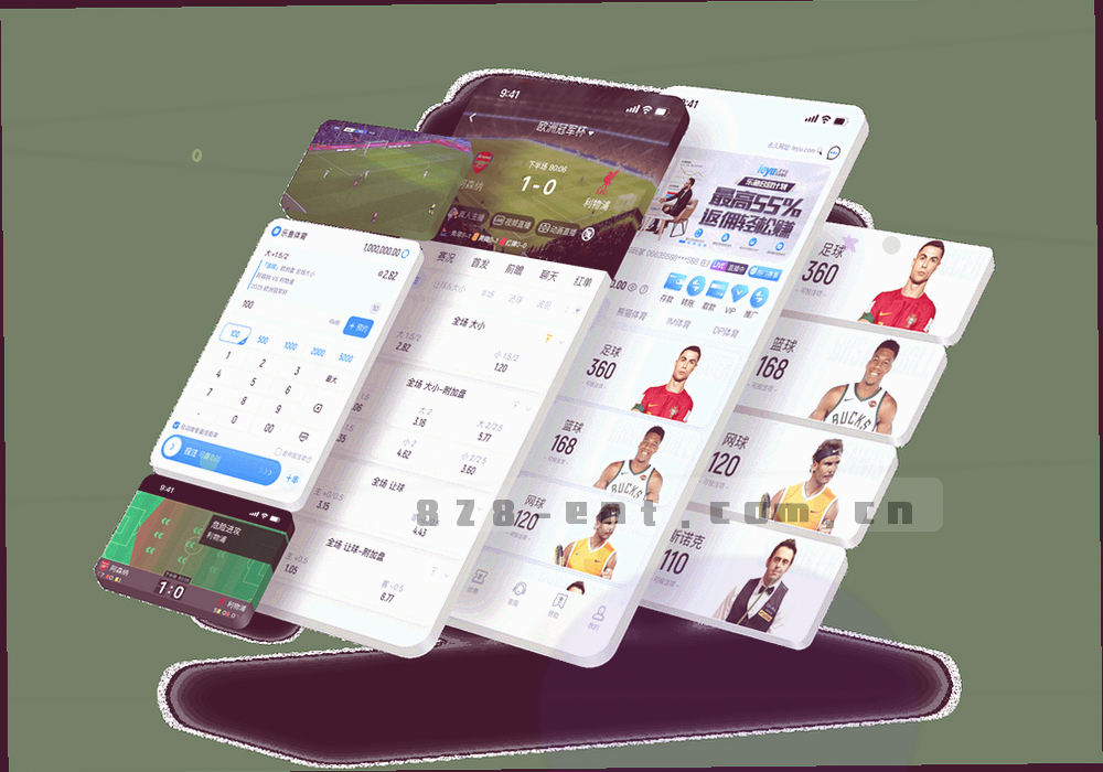 两块界面切片斜向叠放，一块线条稀疏代表旧版，一块线条密集代表新版，右下角带琥珀金标注